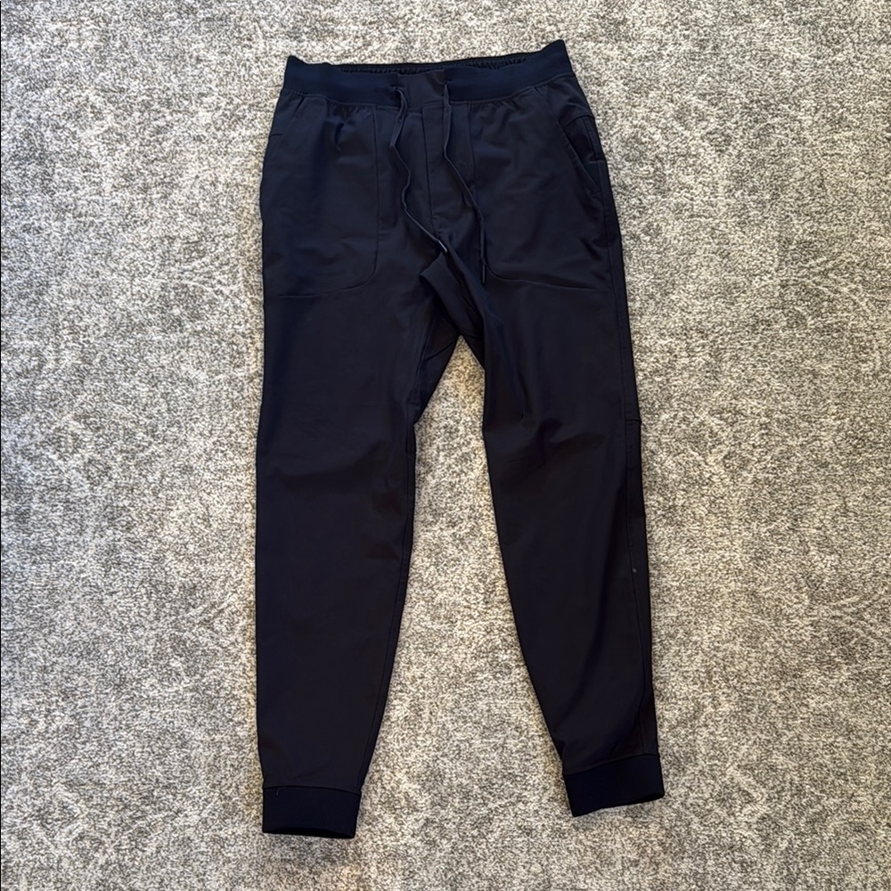 Lululemon Athletica Black Sweatpants with Elastic Cuffs